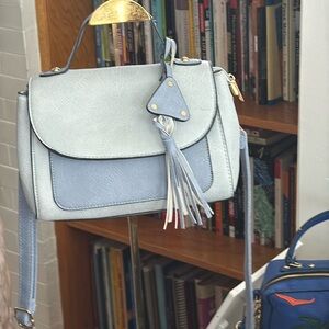 Blue crossbody Bag